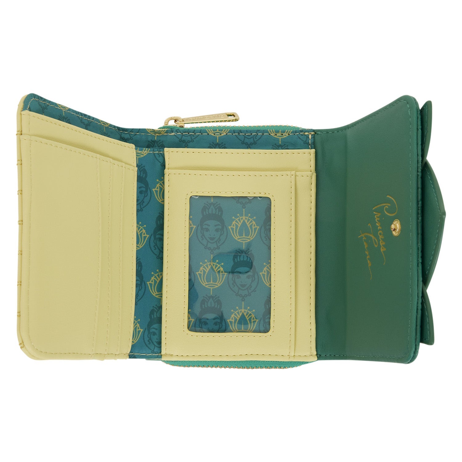 Loungefly x Disney Princess Tiana Golden Lotus Wallet - GeekCore