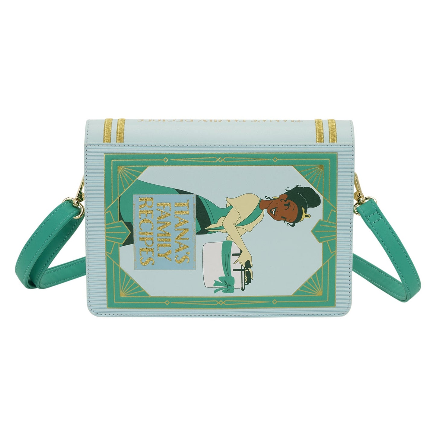 Loungefly x Disney Princess Tiana Recipe Book Crossbody Bag - GeekCore