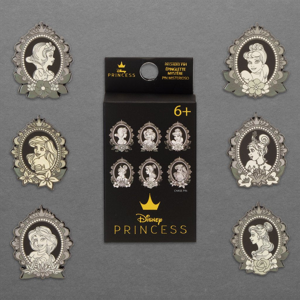 Loungefly x Disney Princesses Cameo Blind Box Mystery Pin - GeekCore