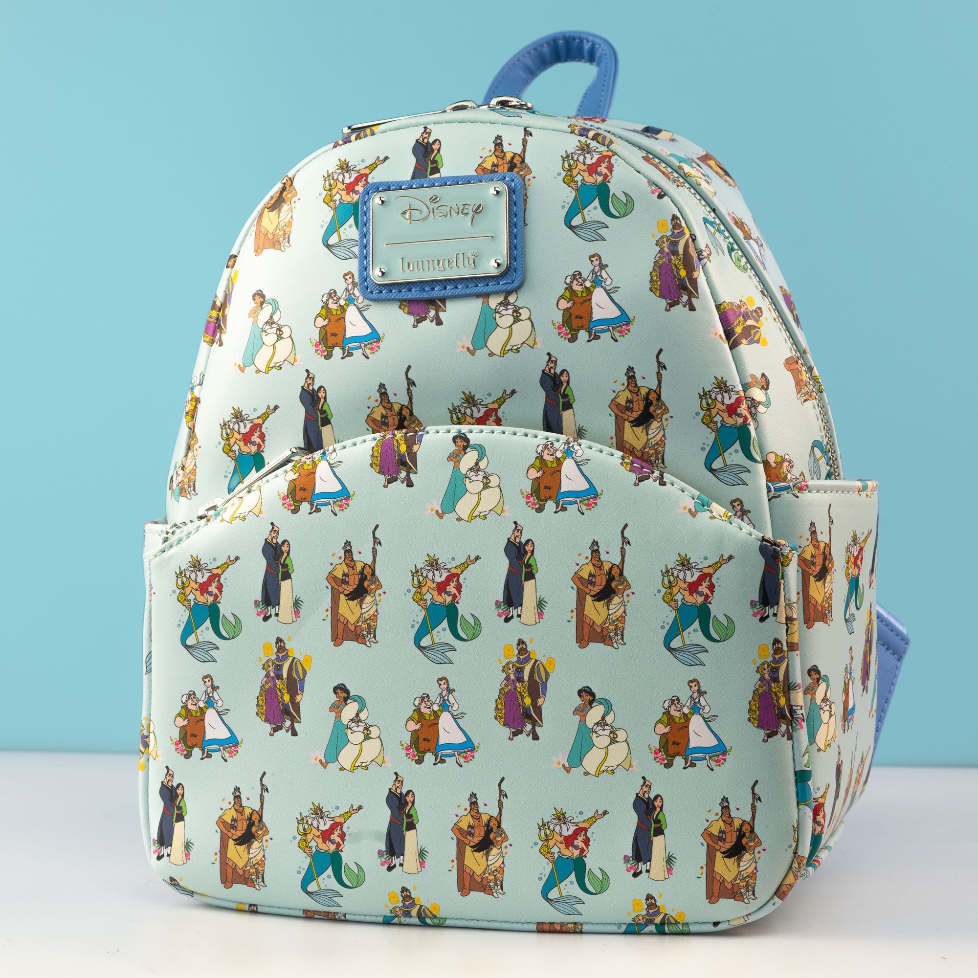 Loungefly x Disney Princesses with Fathers Mini Backpack - GeekCore