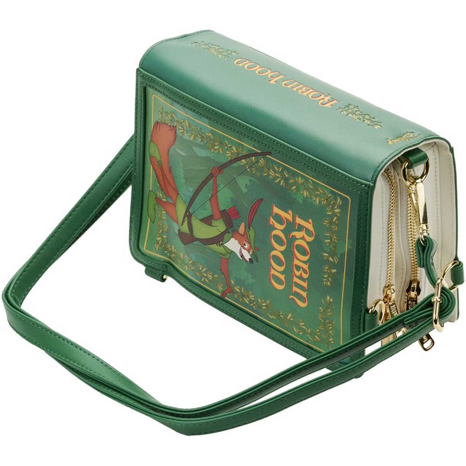 Loungefly x Disney Robin Hood Book Convertible Crossbody Bag - GeekCore