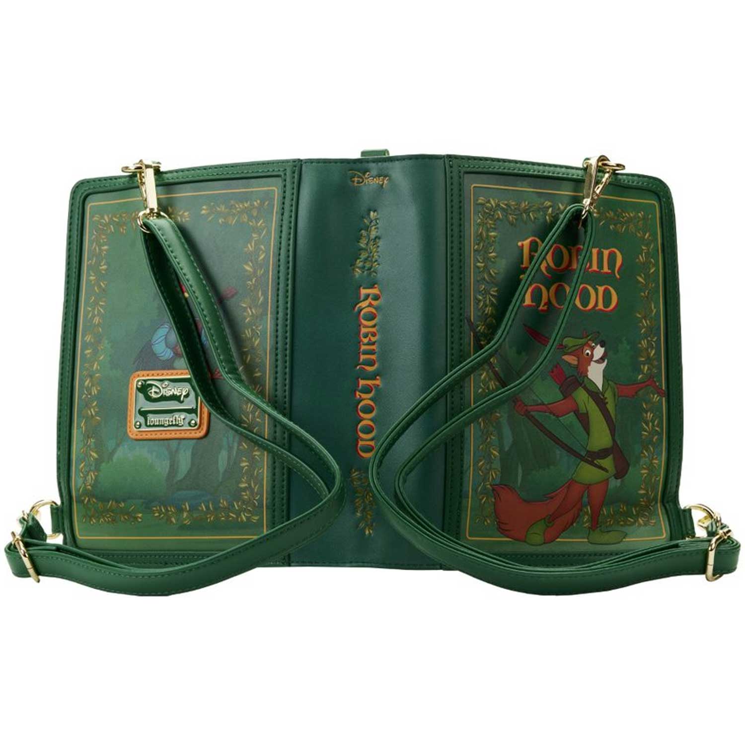 Loungefly x Disney Robin Hood Book Convertible Crossbody Bag - GeekCore