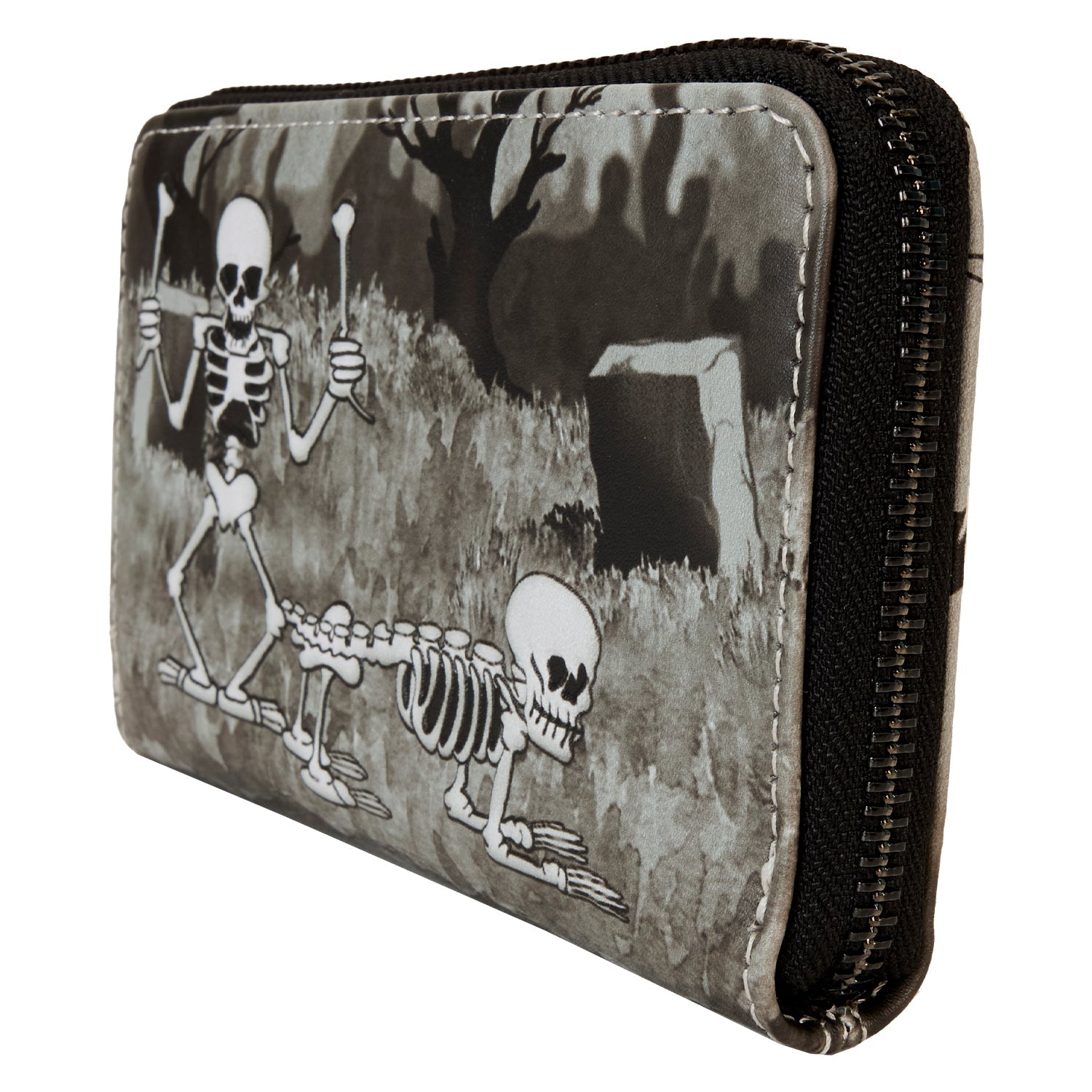 Loungefly x Disney Skeleton Dance Zip Around Wallet - GeekCore