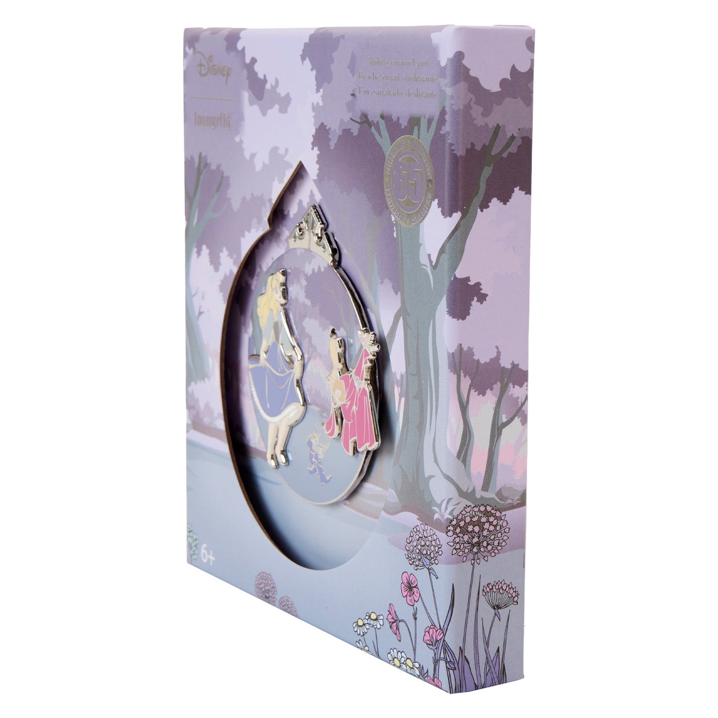 Loungefly x Disney Sleeping Beauty 60th Anniversary 3 Inch Pin - GeekCore