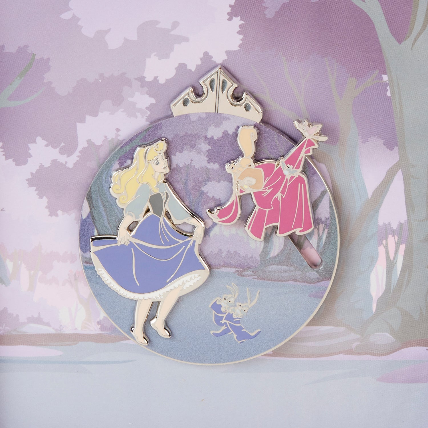 Loungefly x Disney Sleeping Beauty 60th Anniversary 3 Inch Pin - GeekCore