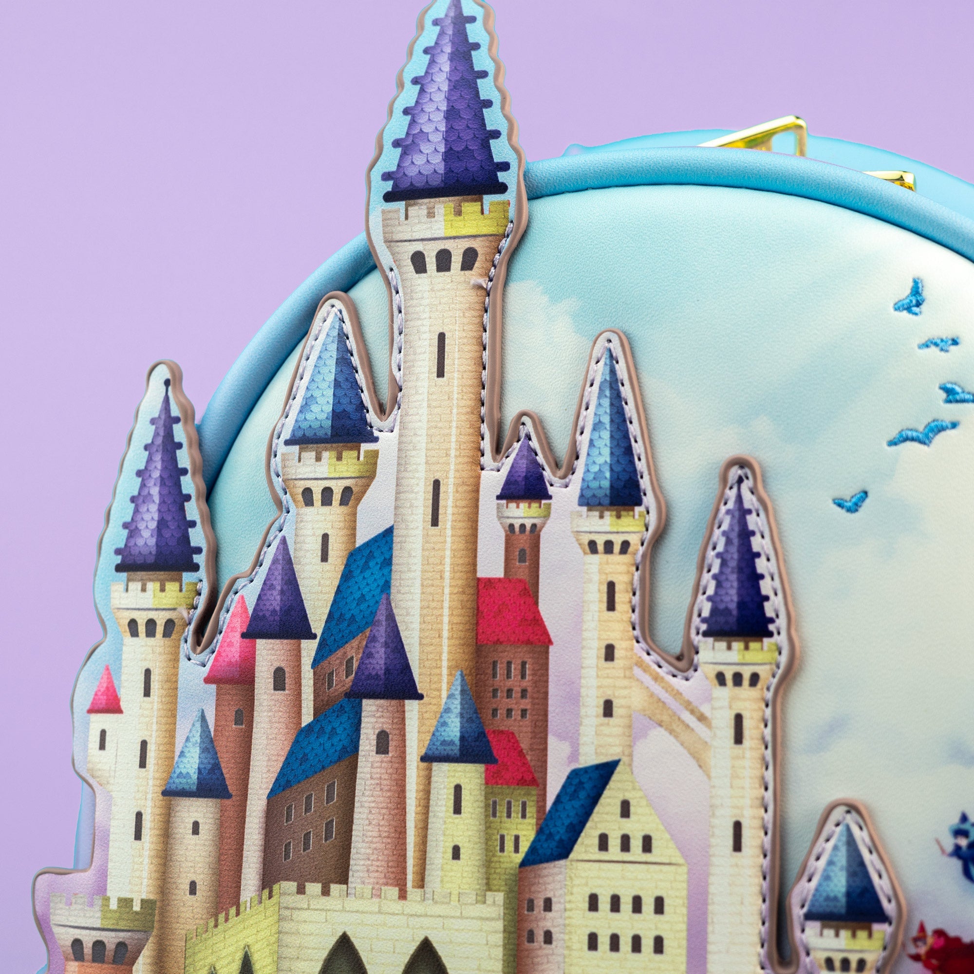 Loungefly x Disney Sleeping Beauty Aurora's Castle Mini Backpack - GeekCore