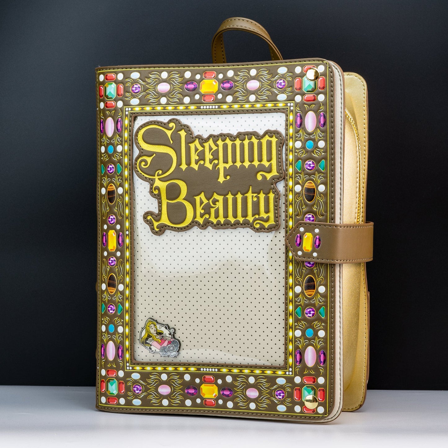 Loungefly x Disney Sleeping Beauty Pin Collector Mini Backpack - GeekCore