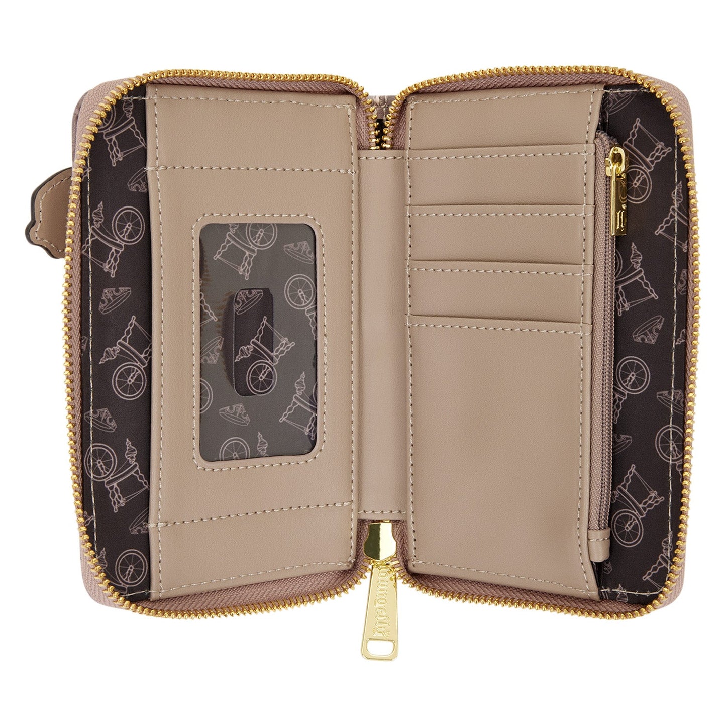 Loungefly x Disney Sleeping Beauty Spinning Wheel Zip Around Wallet - GeekCore
