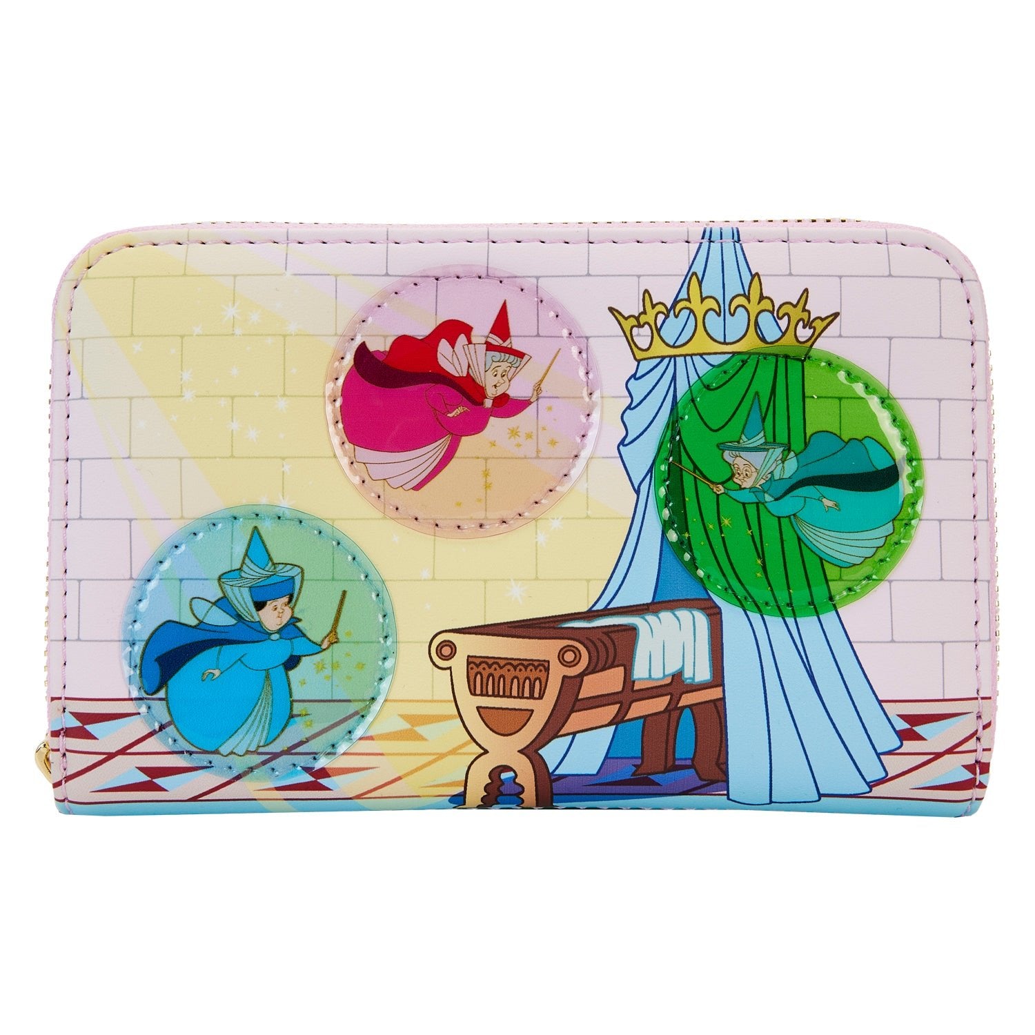 Loungefly x Disney Sleeping Beauty Stained Glass Castle Wallet - GeekCore