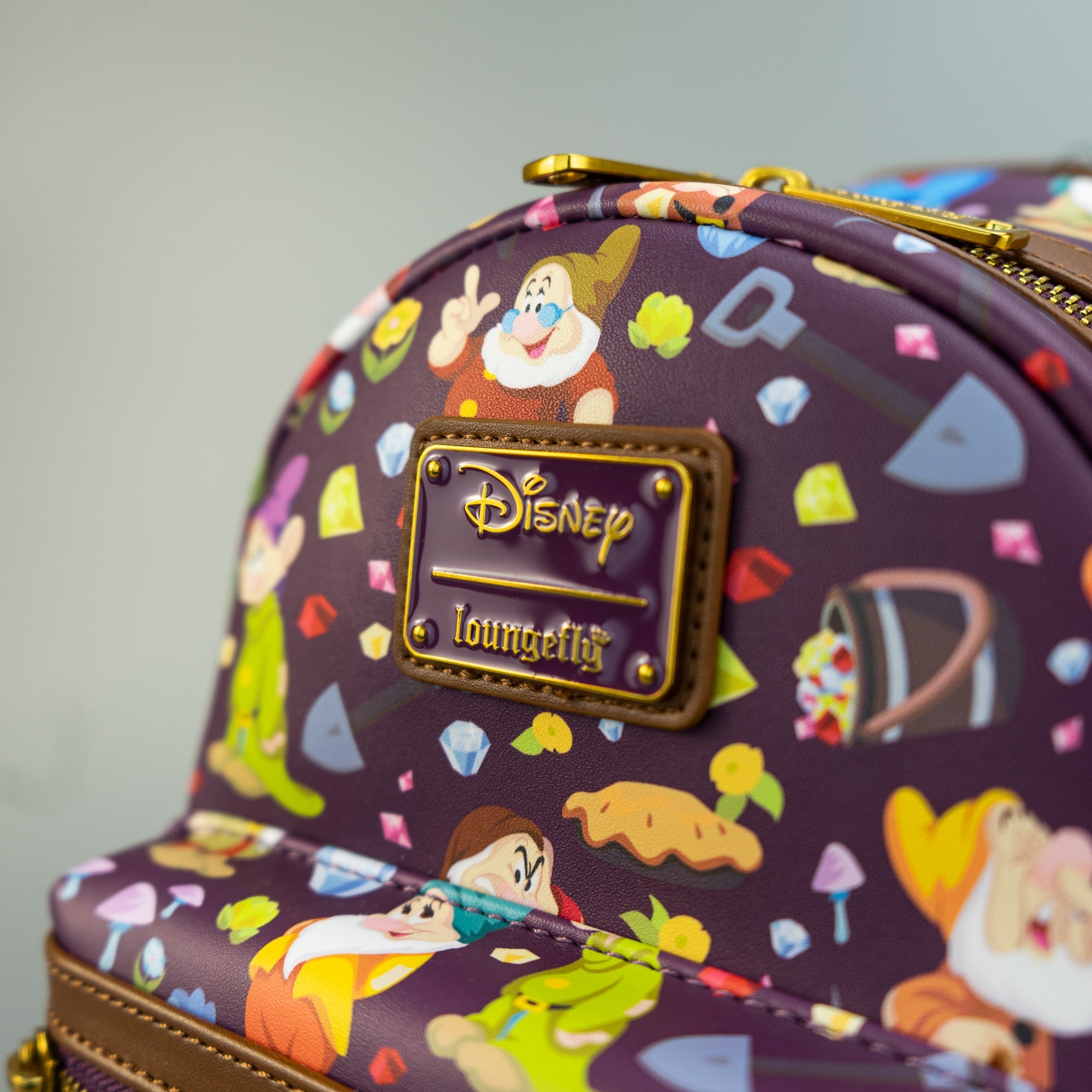Loungefly x Disney Snow White and the Seven Dwarfs AOP Mini Backpack - GeekCore