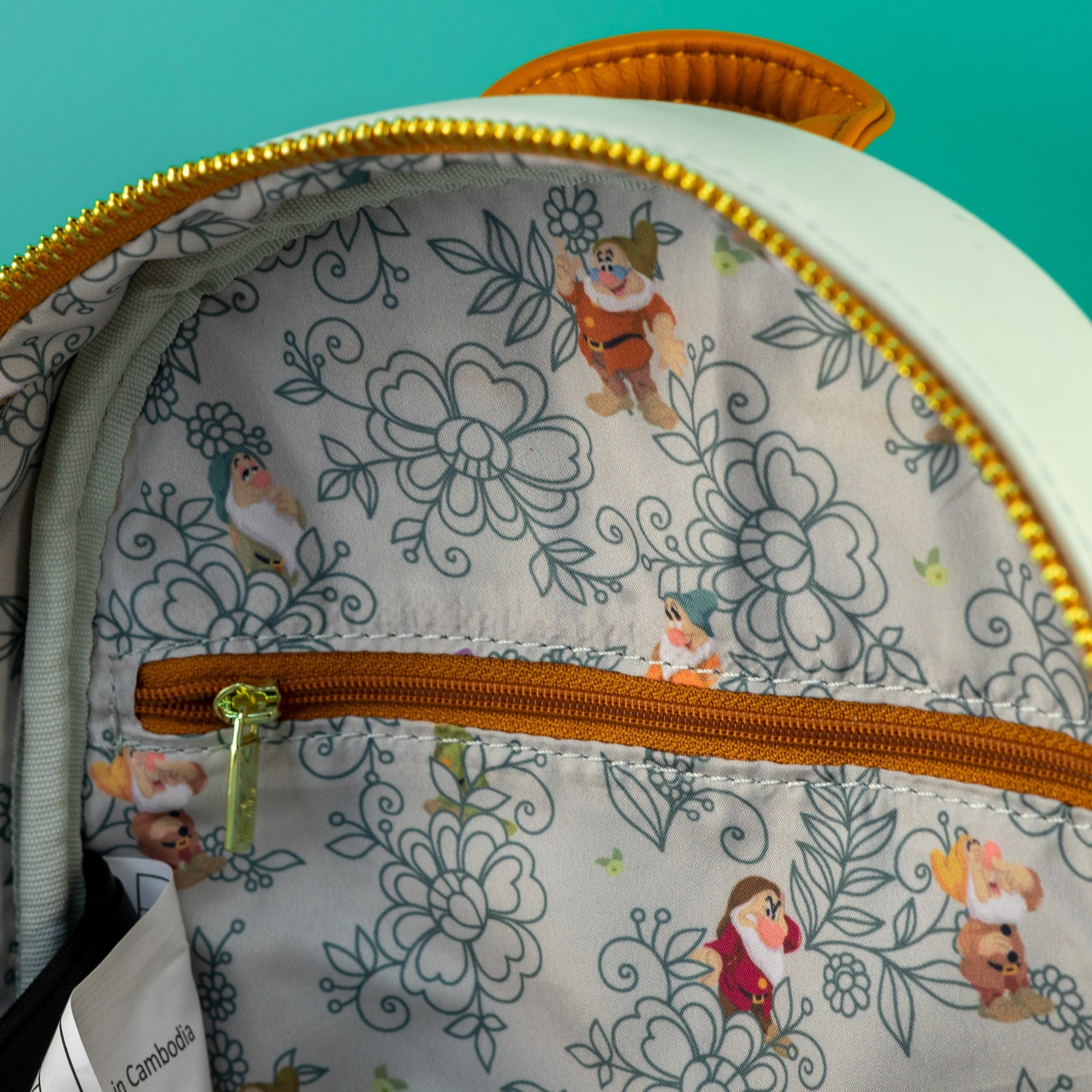 Loungefly x Disney Snow White and the Seven Dwarfs Floral Mini Backpack - GeekCore