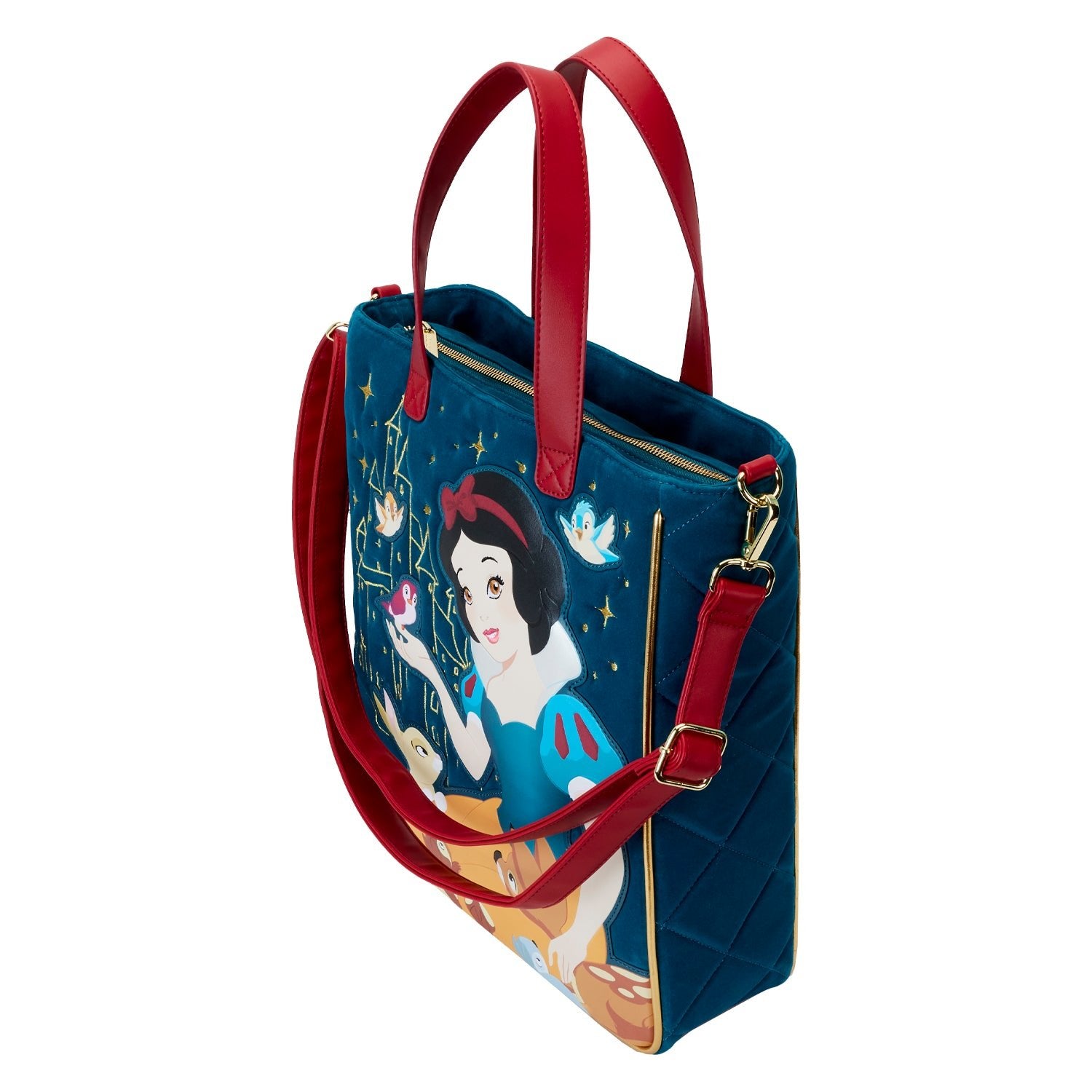 Loungefly x Disney Snow White Quilted Tote Bag - GeekCore