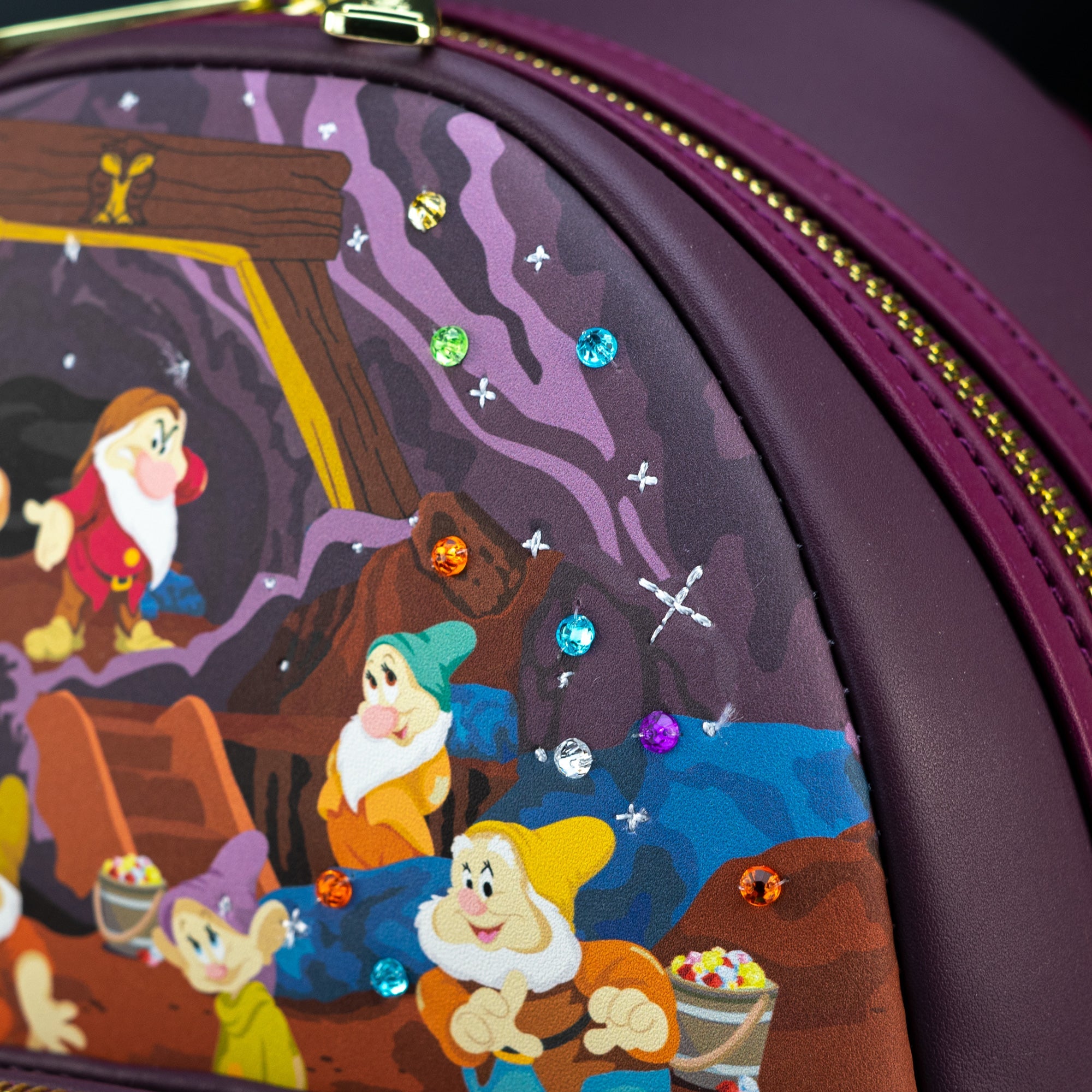 Loungefly x Disney Snow White Seven Dwarfs Mine Cart Mini Backpack - GeekCore