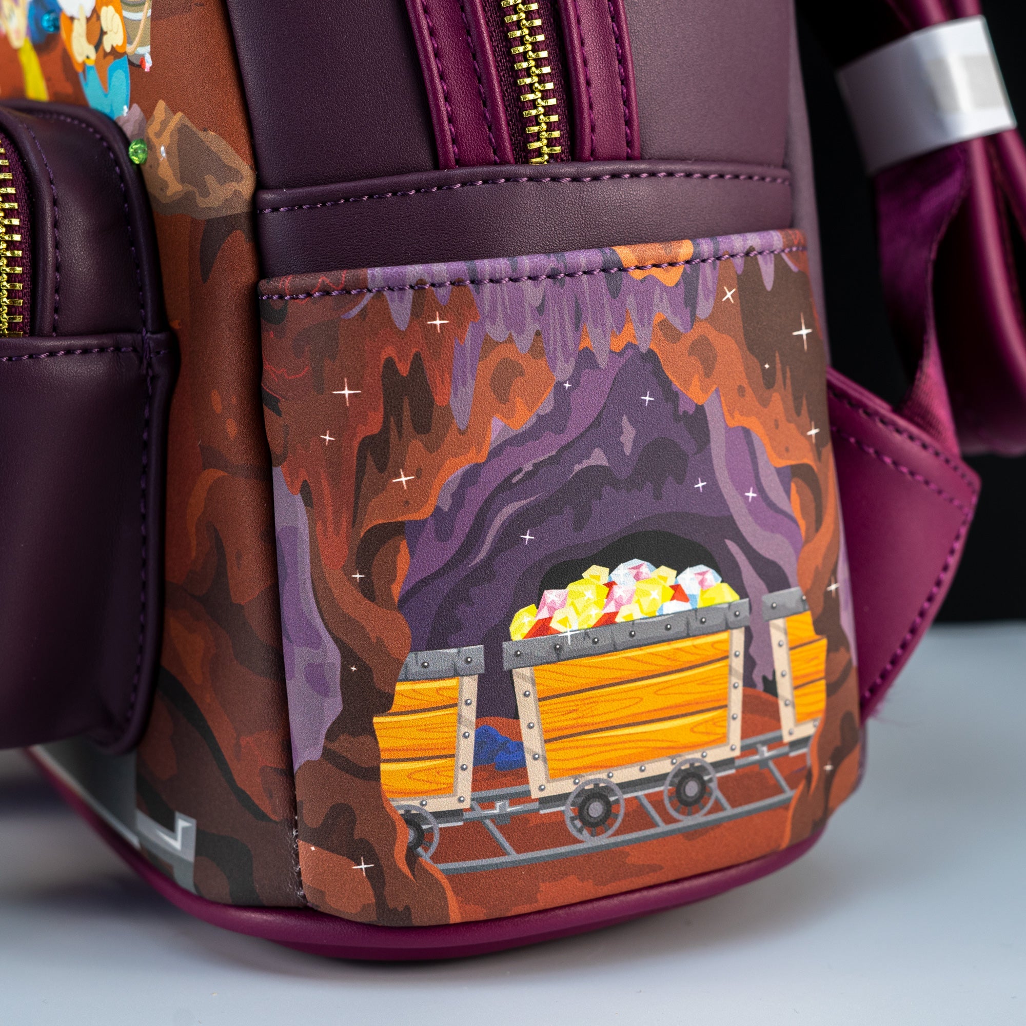 Loungefly x Disney Snow White Seven Dwarfs Mine Cart Mini Backpack - GeekCore