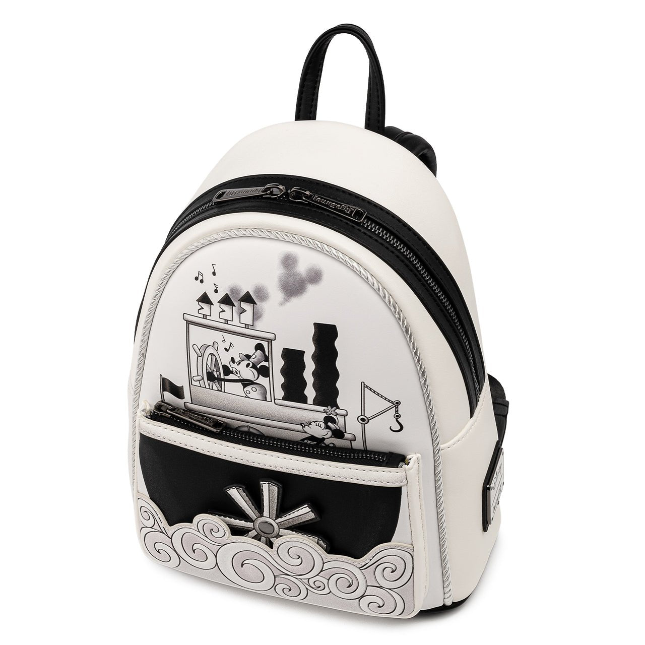 Loungefly x Disney Steamboat Willie Cruise Mini Backpack - GeekCore