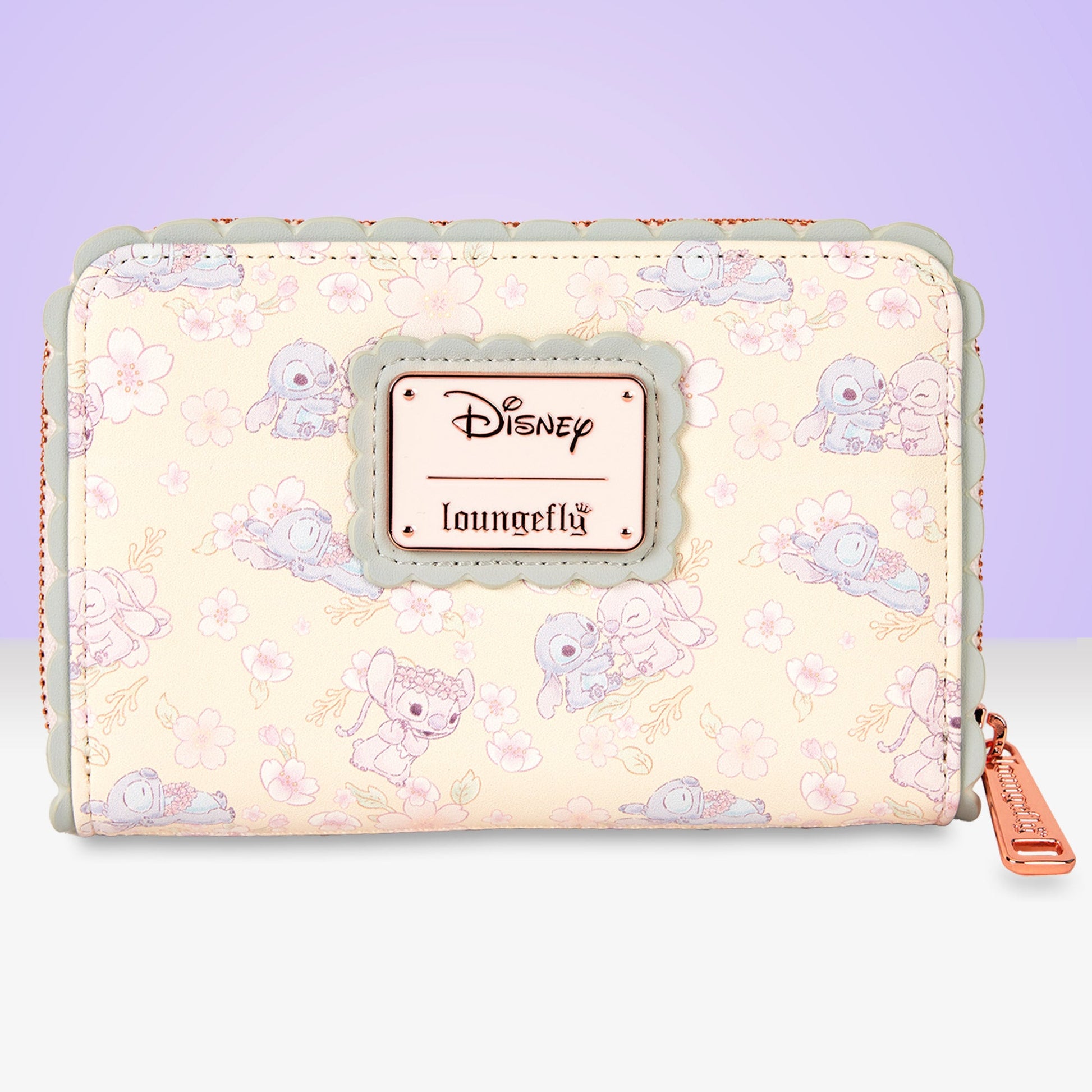 Loungefly x Disney Stitch Cherry Blossom AOP Wallet - GeekCore