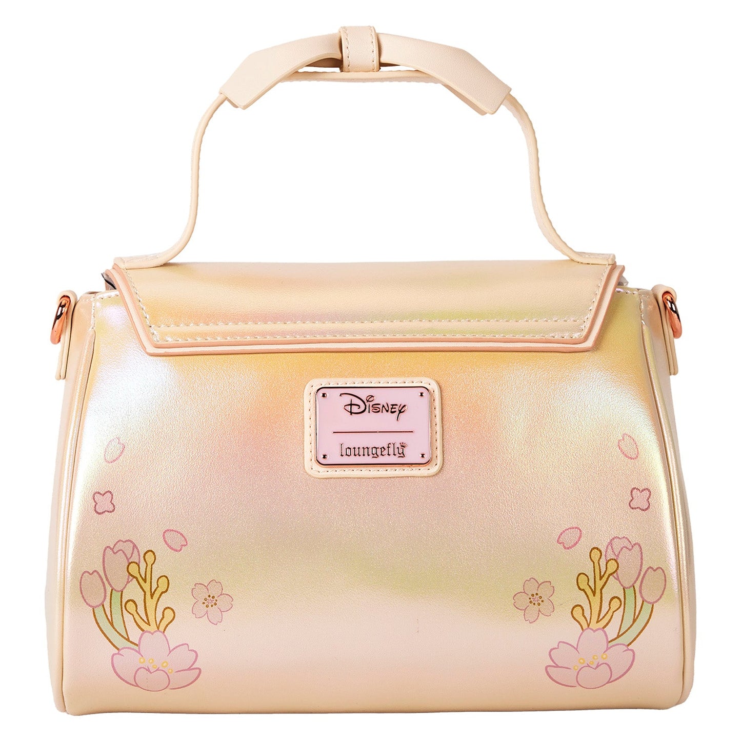 Loungefly x Disney Stitch Cherry Blossom Bow Handle Crossbody Bag - GeekCore