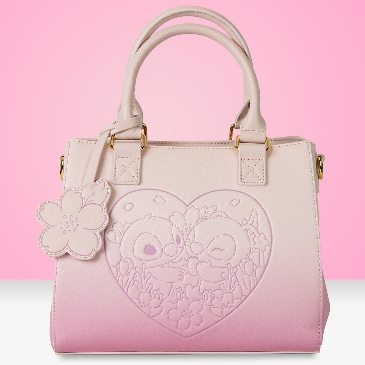 Loungefly x Disney Stitch Cherry Blossom Crossbody Bag - GeekCore