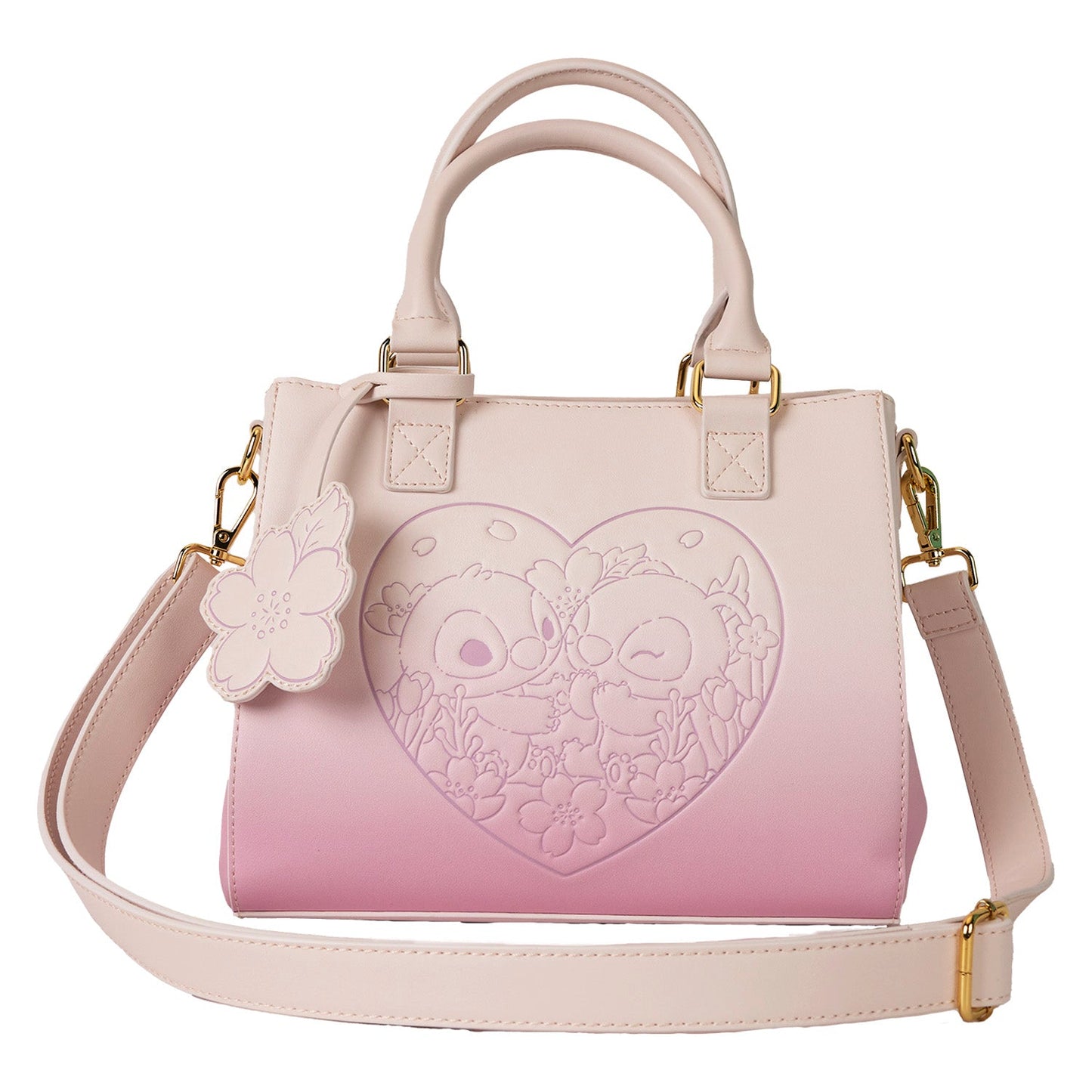Loungefly x Disney Stitch Cherry Blossom Crossbody Bag - GeekCore