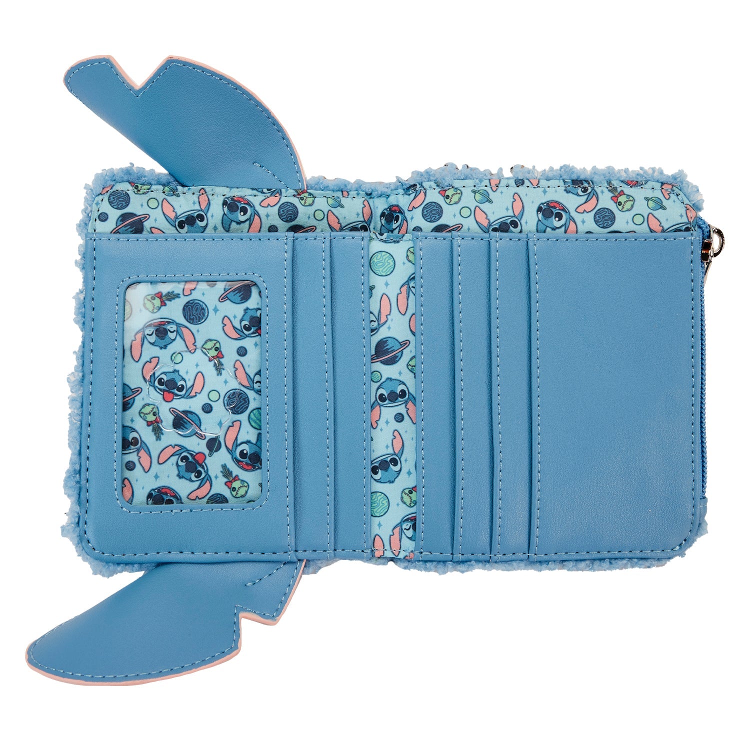 Loungefly x Disney Stitch Cosplay Plush Wallet - GeekCore