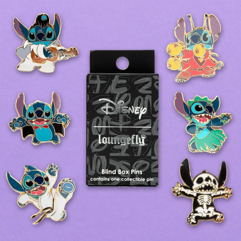 Loungefly x Disney Stitch Costumes Blind Box Mystery Pin - GeekCore