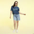 Loungefly x Disney Stitch Embroidered Sporty Tee - GeekCore