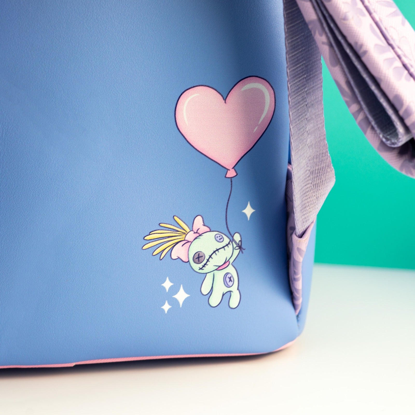 Loungefly x Disney Stitch Holding Heart Cosplay Mini Backpack - GeekCore