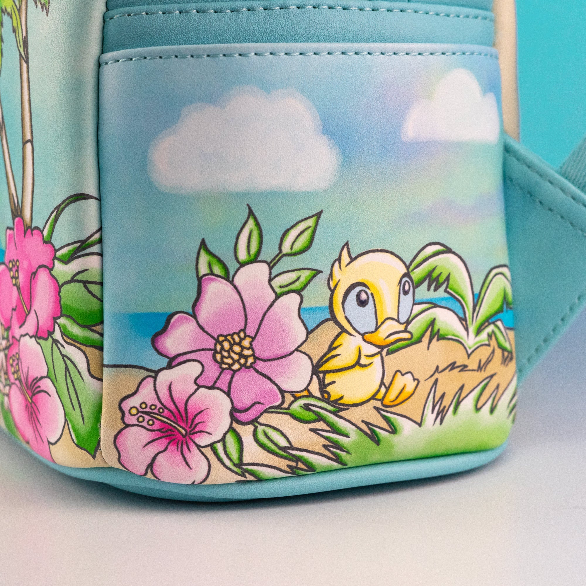 Loungefly x Disney Stitch with Ducklings Tropical Mini Backpack - GeekCore