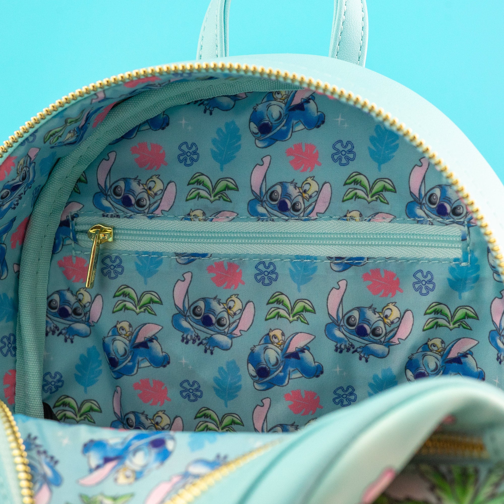 Loungefly x Disney Stitch with Ducklings Tropical Mini Backpack - GeekCore