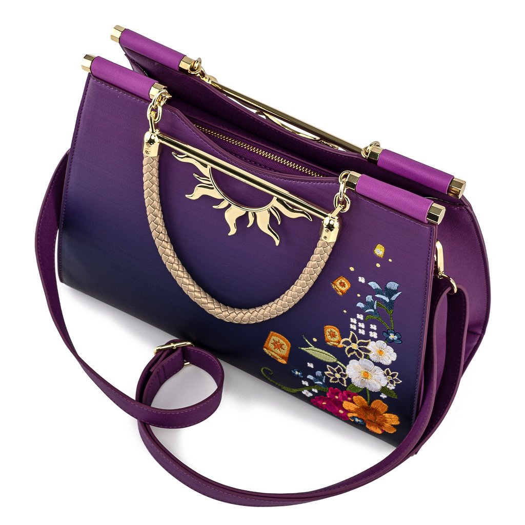 Loungefly x Disney Tangled Floral Cross Body Hand bag - GeekCore