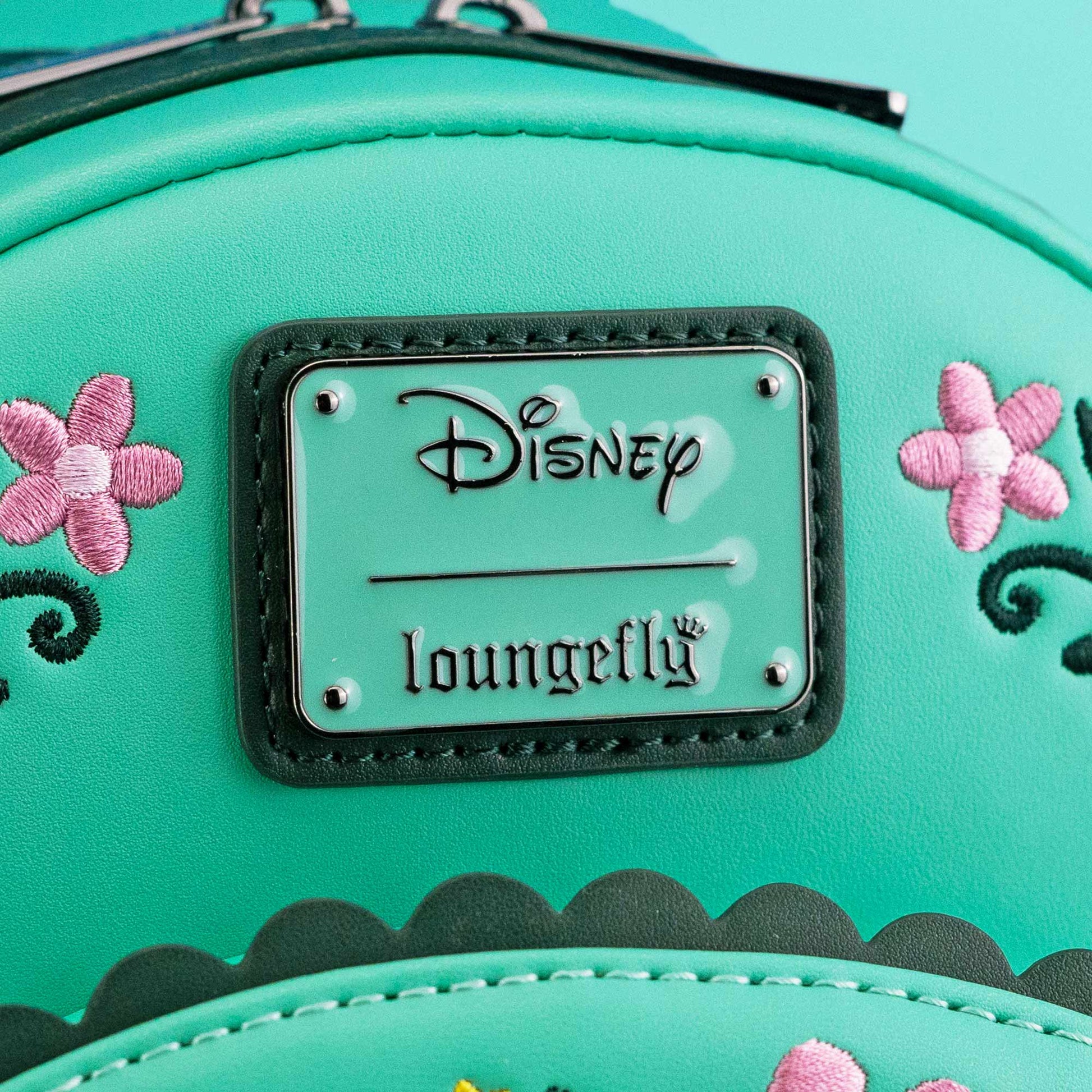 Loungefly x Disney Tangled Pascal Floral Mini Backpack - GeekCore