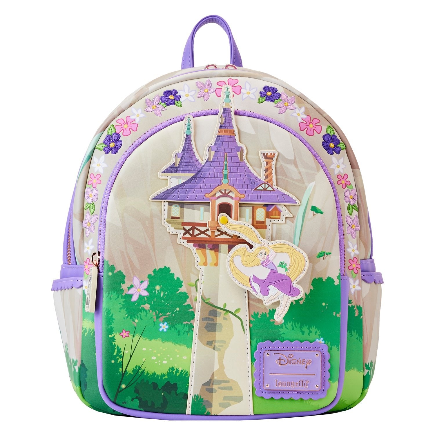 Loungefly x Disney Tangled Rapunzel Swinging From Tower Mini Backpack - GeekCore