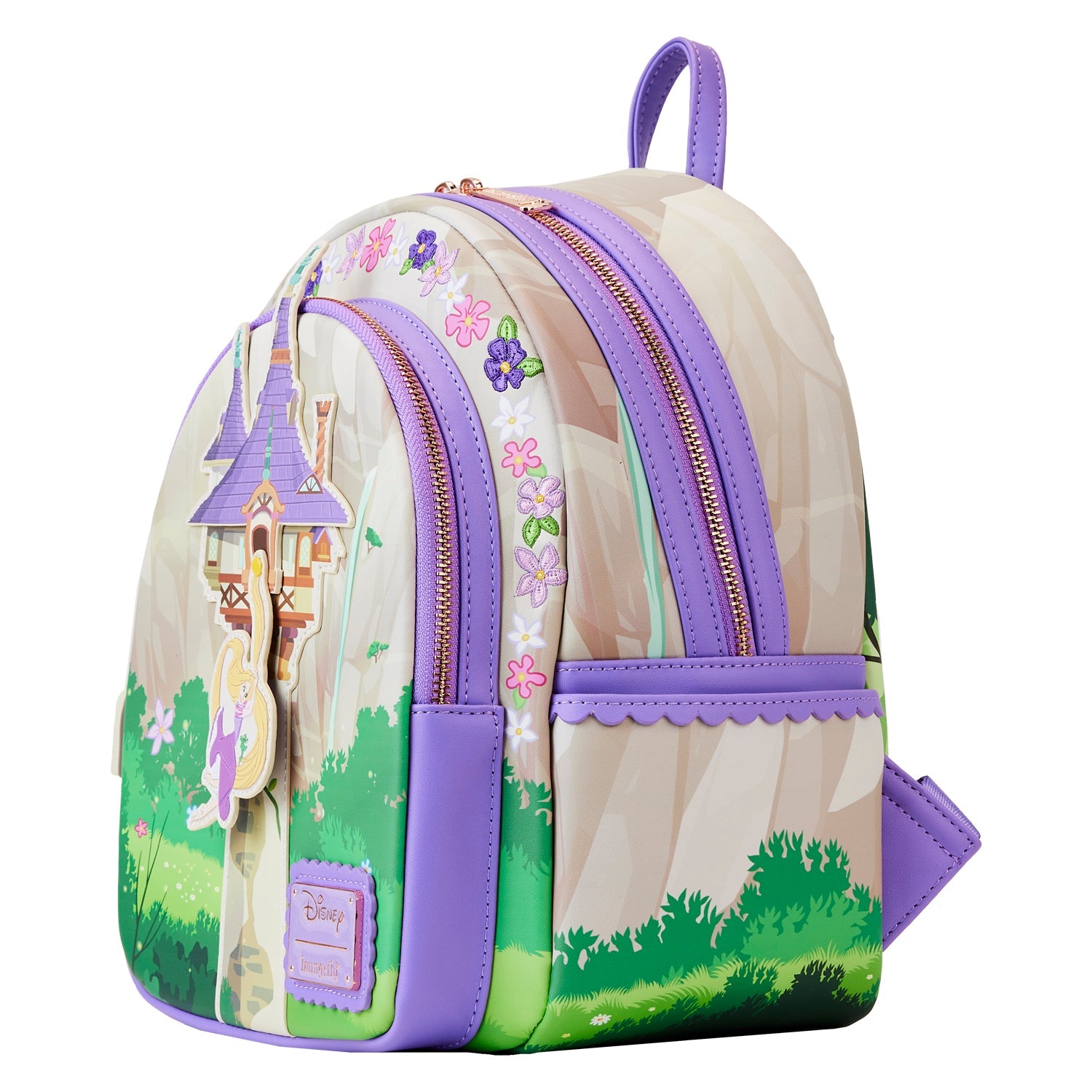 Loungefly x Disney Tangled Rapunzel Swinging From Tower Mini Backpack - GeekCore