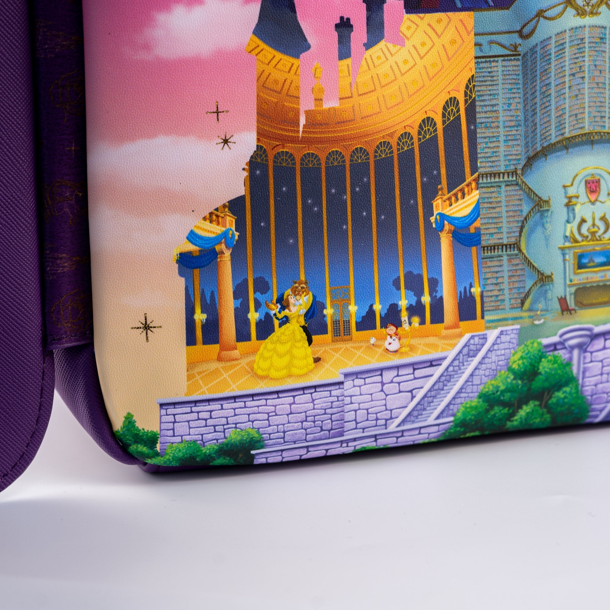 Loungefly x Disney The Beauty and The Beast Castle Window Mini Backpack - GeekCore