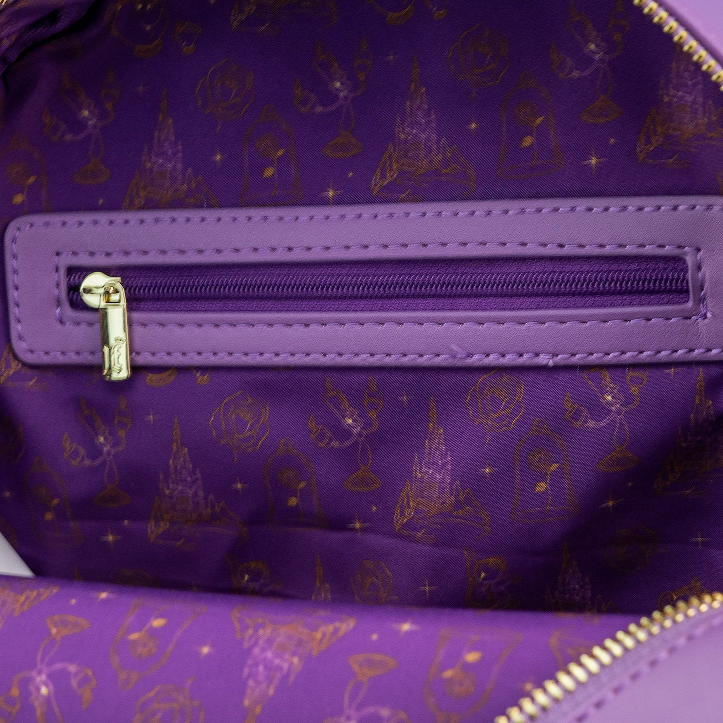 Loungefly x Disney The Beauty and The Beast Castle Window Mini Backpack - GeekCore