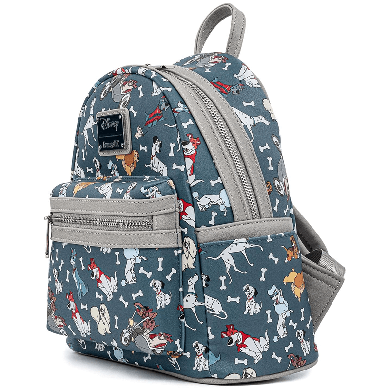 Loungefly x Disney The Dogs of Disney AOP Mini Backpack - GeekCore