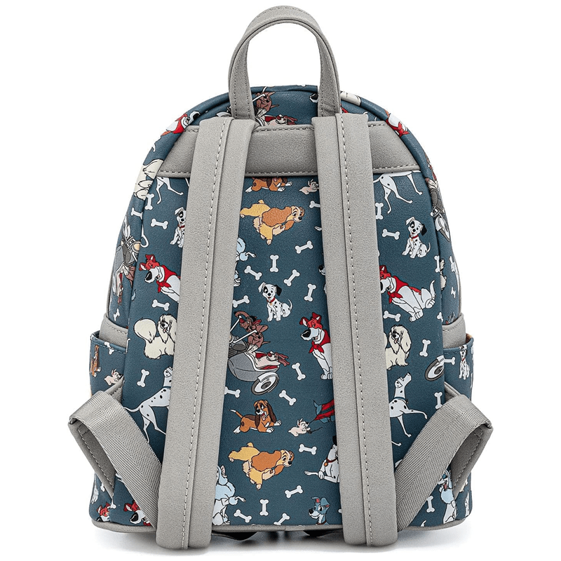 Loungefly x Disney The Dogs of Disney AOP Mini Backpack - GeekCore