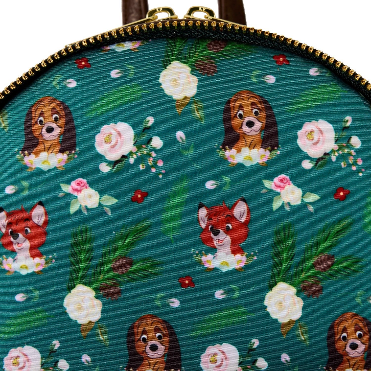 Loungefly x Disney The Fox And The Hound Floral Mini Backpack - GeekCore