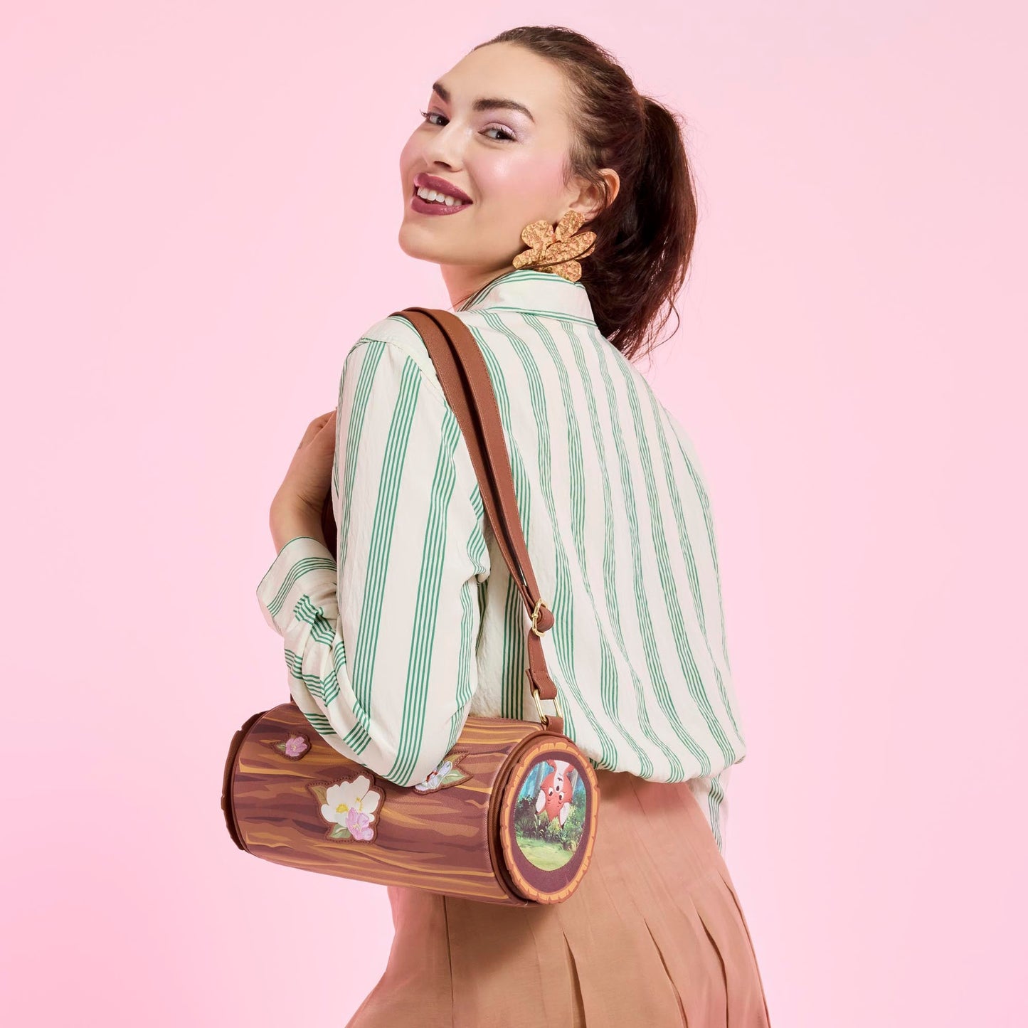 Loungefly x Disney The Fox And The Hound Log Crossbody Bag - GeekCore
