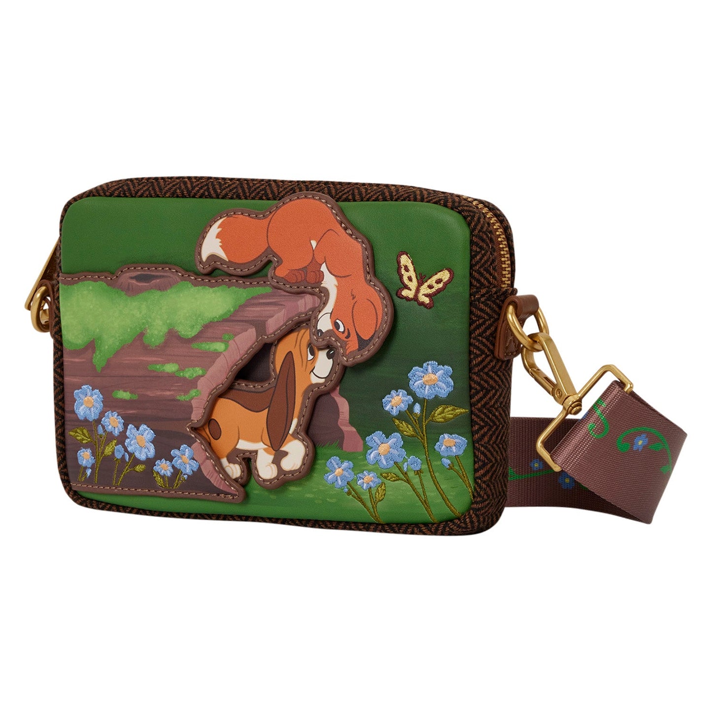 Loungefly x Disney The Fox And The Hound Tod & Copper Crossbody with Coin Bag - GeekCore