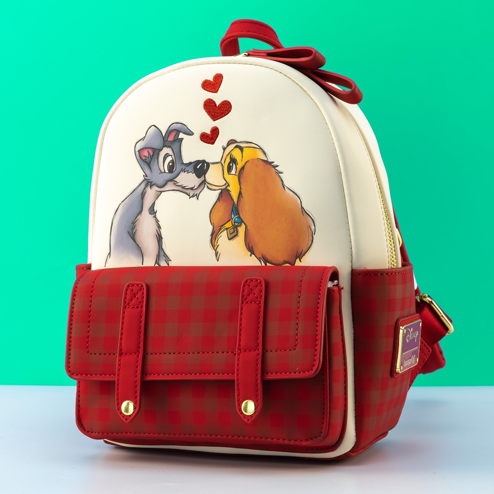 Loungefly x Disney The Lady and the Tramp Heart Mini Backpack - GeekCore