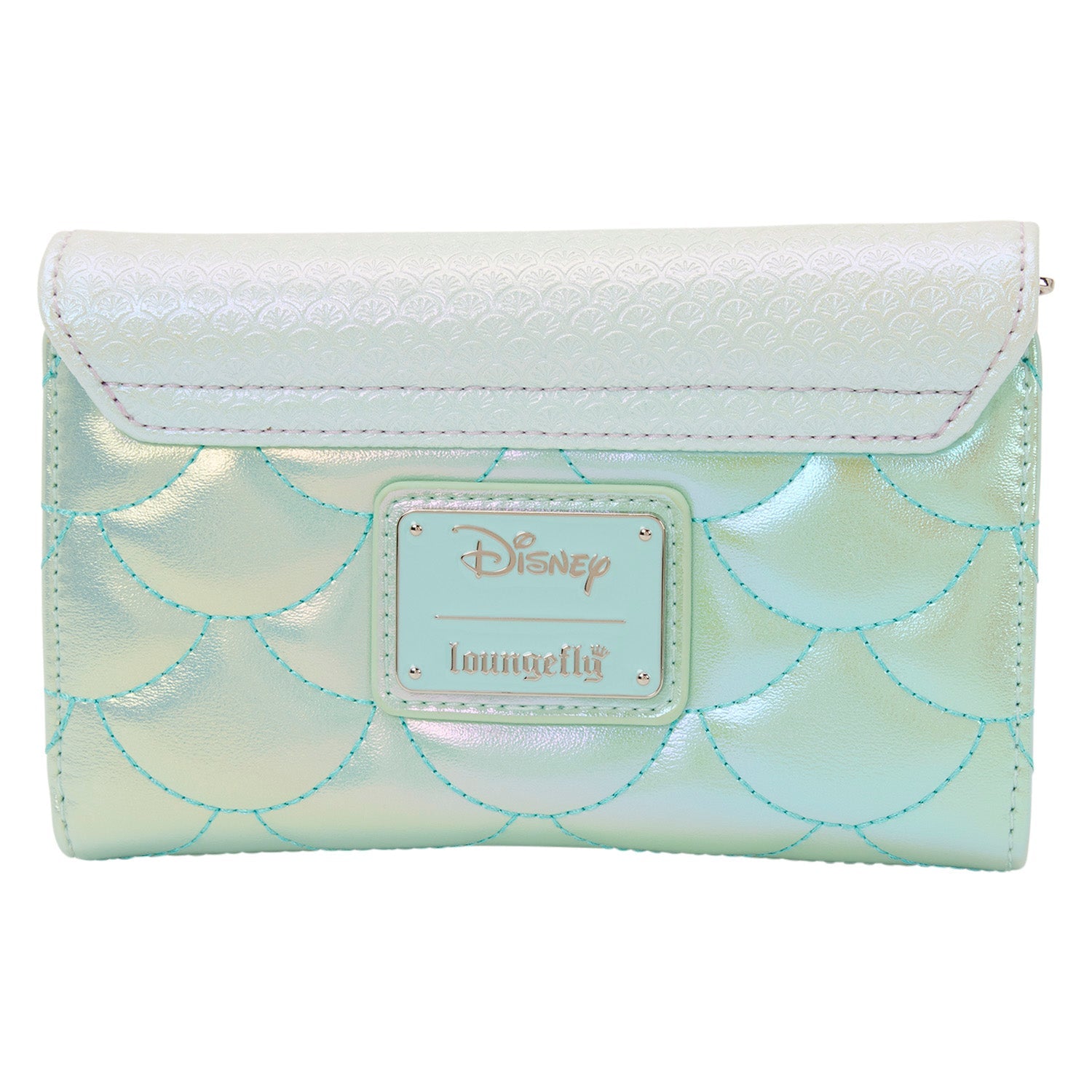 Loungefly x Disney The Little Mermaid Iridescent Pearl Flap Wallet - GeekCore