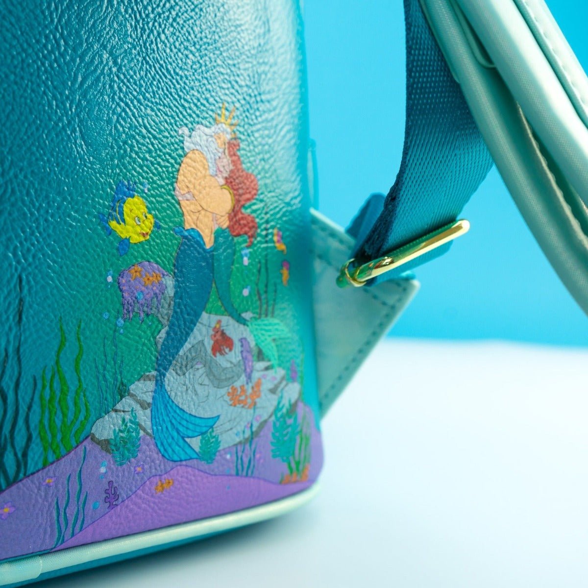 Loungefly x Disney The Little Mermaid King Triton Cosplay Mini Backpack - GeekCore