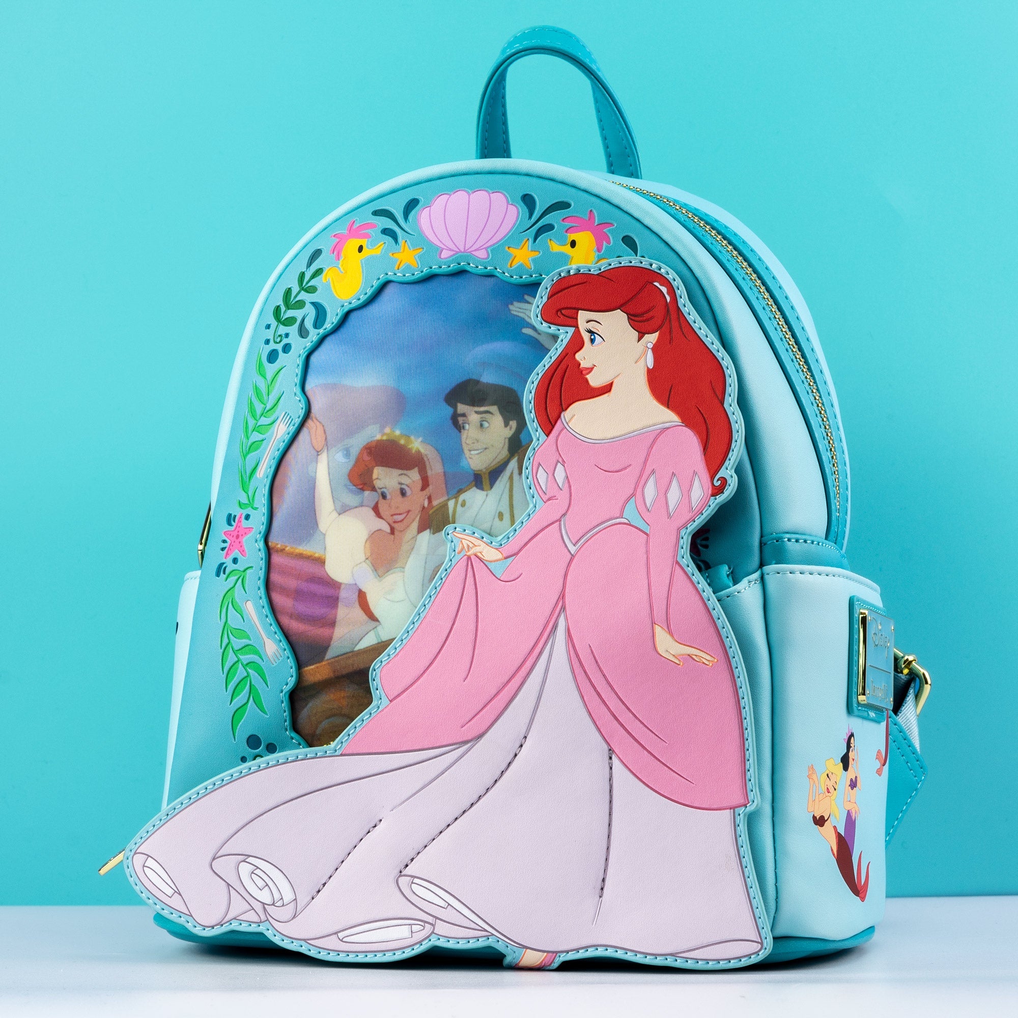 Loungefly x Disney The Little Mermaid Lenticular Mini Backpack - GeekCore