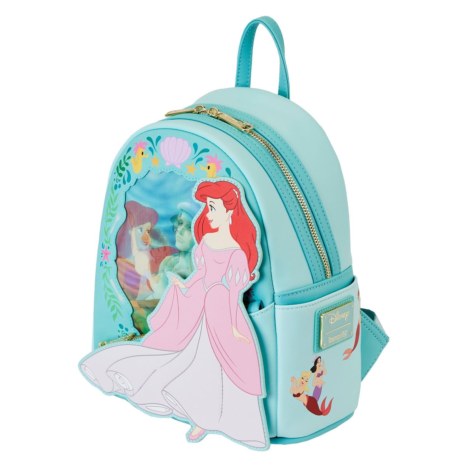 Loungefly x Disney The Little Mermaid Lenticular Mini Backpack - GeekCore