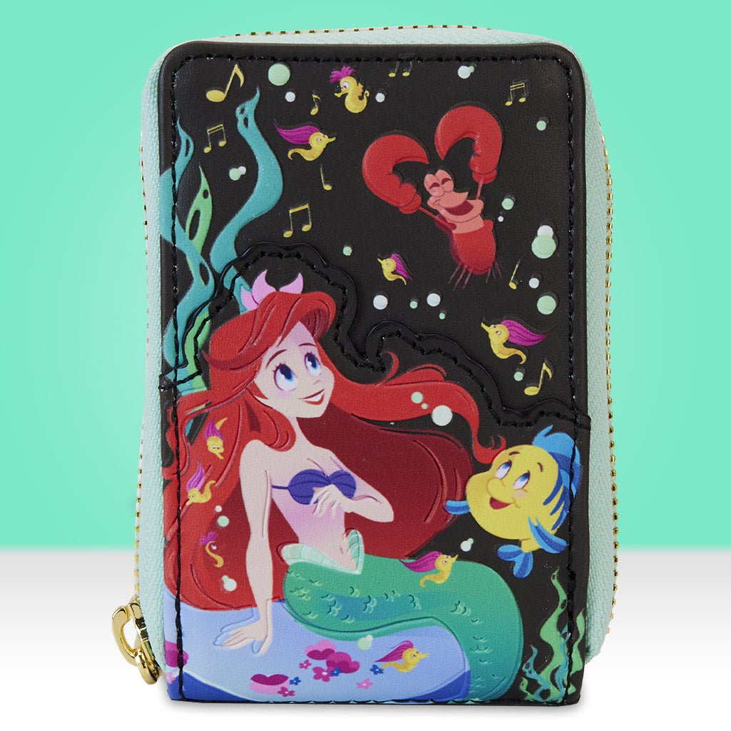 Loungefly x Disney The Little Mermaid Life is The Bubbles Accordion Wallet - GeekCore