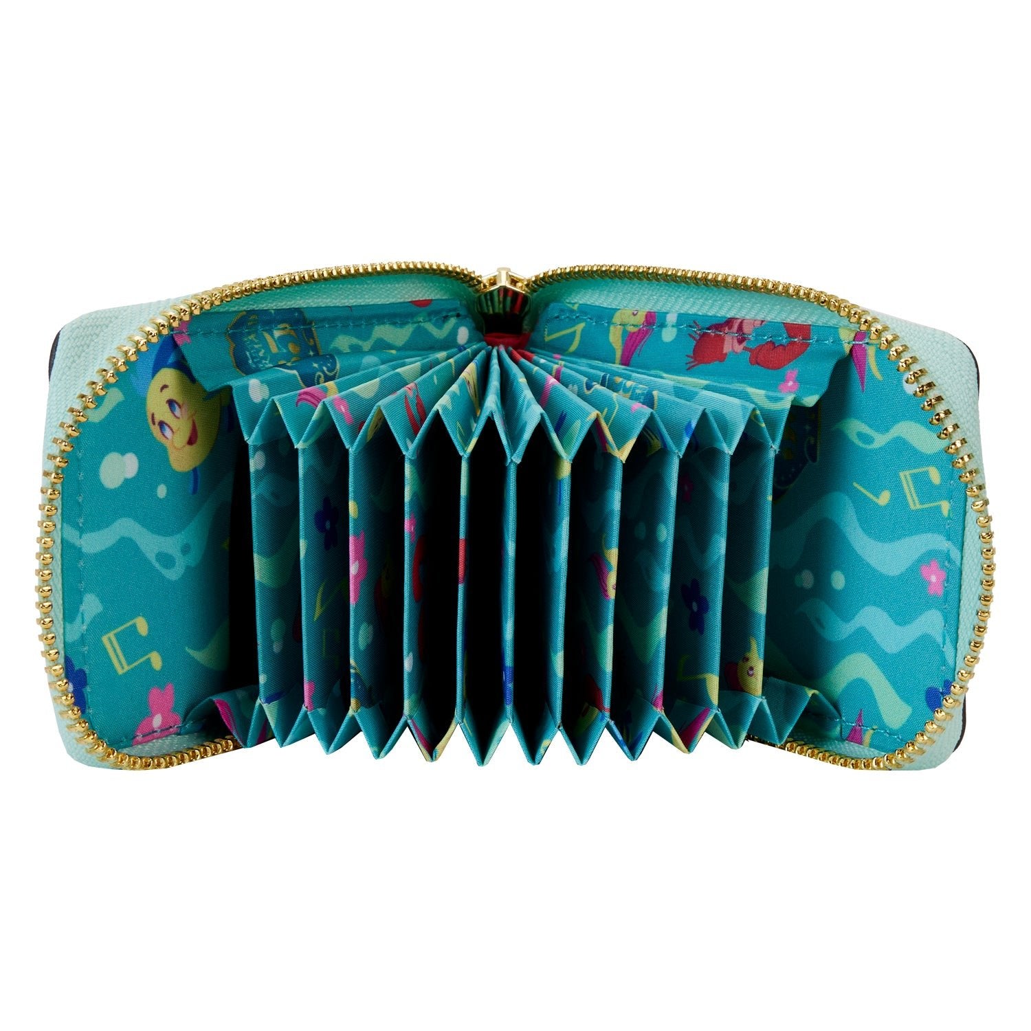 Loungefly x Disney The Little Mermaid Life is The Bubbles Accordion Wallet - GeekCore