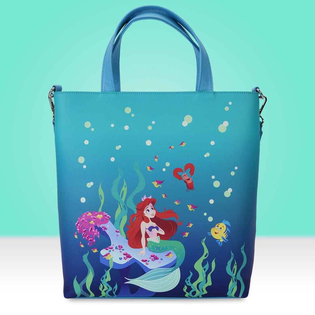 Loungefly x Disney The Little Mermaid Life is The Bubbles Tote Bag - GeekCore