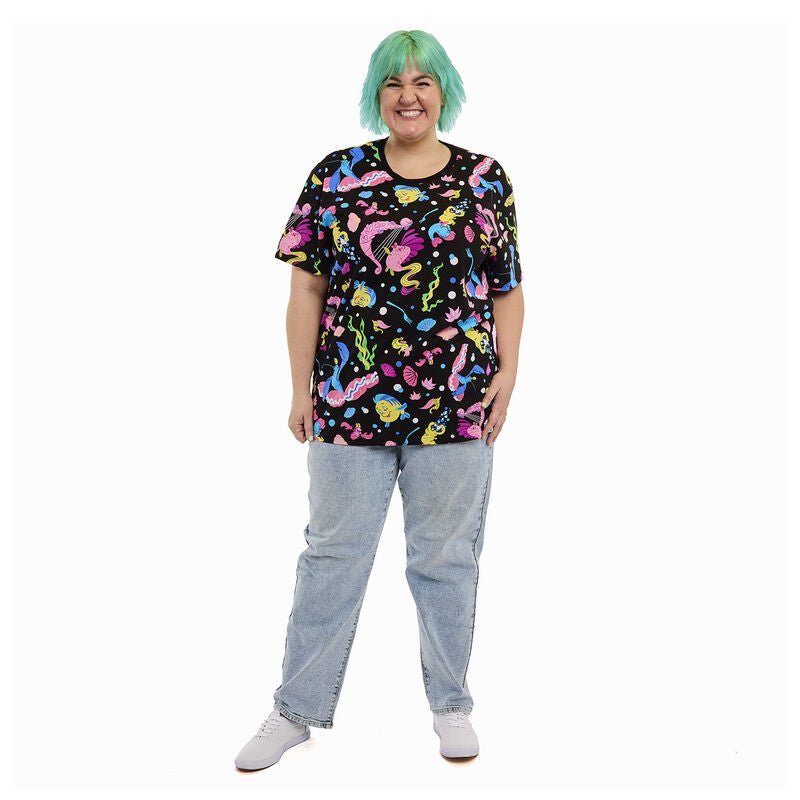 Loungefly x Disney The Little Mermaid Life is The Bubbles Unisex T-Shirt - GeekCore