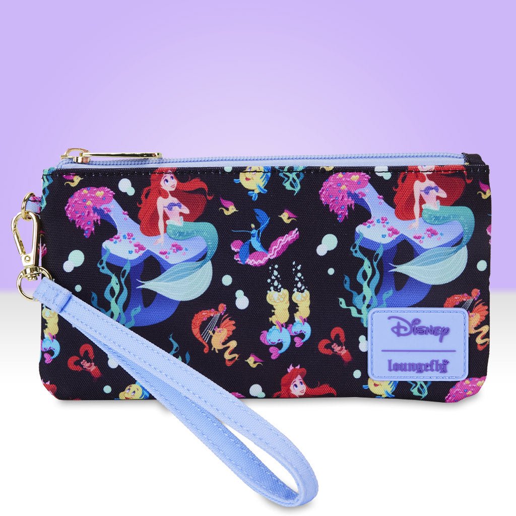 Loungefly x Disney The Little Mermaid Life is The Bubbles Wristlet Wallet - GeekCore
